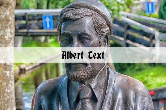 Albert Text Font: Elegant Display Type for Editorial Design