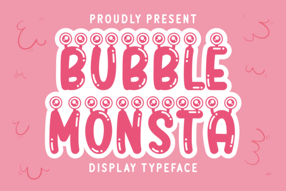 Bubble Monsta Font: A Whimsical Display Typeface for Branding