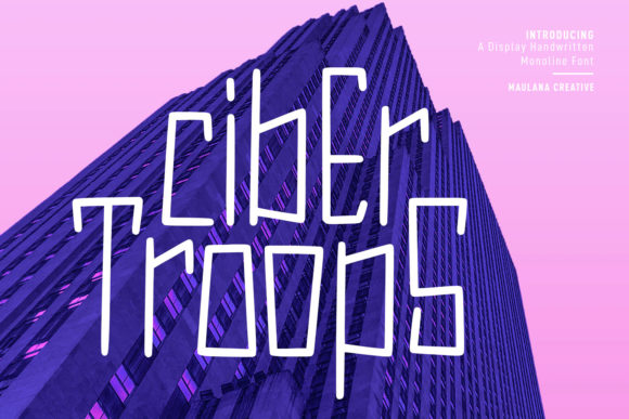 Cyber Troops Font: Elevating Small Business Branding
