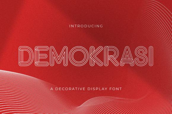 Demokrasi Font: Modern Display Typography for Web Design