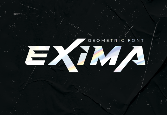 Exima Geometric Font: Bold Branding for Small Business