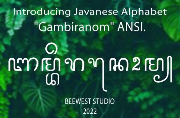 Gambiranom Font: A Javanese Typeface for Digital Design