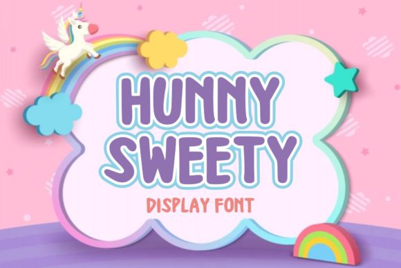 Hunny Sweety Font: A Display Typeface for Playful Campaigns