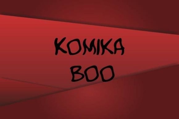 Komika Boo Font: Adding Playful Charm to Your Brand