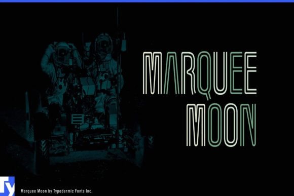 Marquee Moon Font: A Modern Display Typeface for Editorial Layouts