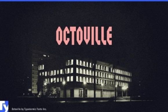 Octoville Font: A Cybernated Typeface for Web Design