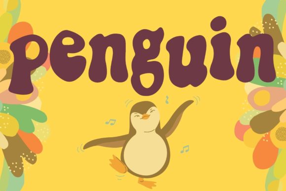 Penguin Font: Boosting Campaign Visuals with Playful Type