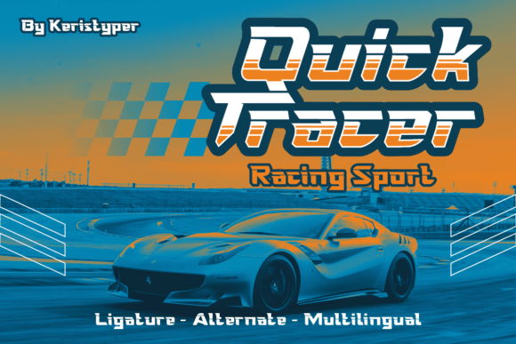 Quick Tracer Font: A Quirky Display Typeface for Branding