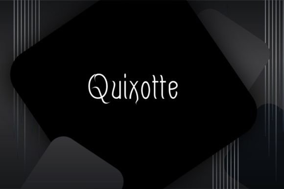 Quixotte Font: Elegant Display Typography for Editorial Design