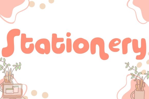 Stationery Font: A Playful Display Typeface for Web Design