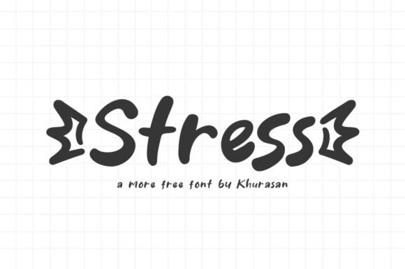 Stress Font: A Modern Display Typeface for Editorial Design