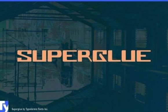 Superglue Font: A Bold Typeface for Small Business Branding