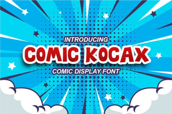 Testing Comic Kocax Font for Playful Brand Identity