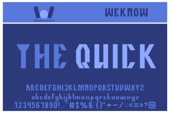 The Quick Font: A SciFi Display Typeface for Editorial Design