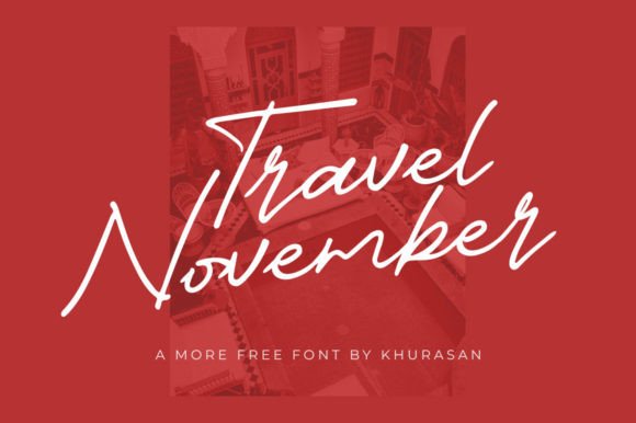 Travel November Font: Elevate Small Business Branding