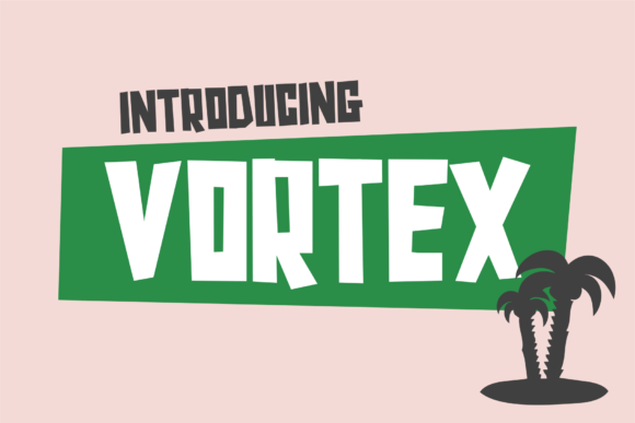Vortex Font: Bold Display Typography for Small Business Branding