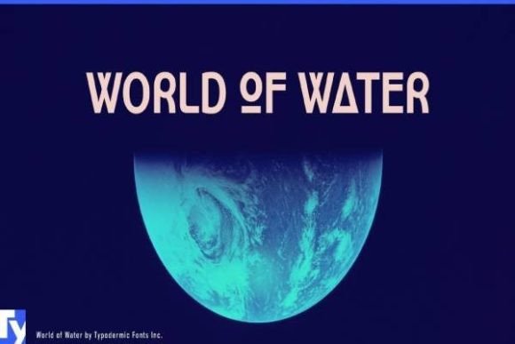 World of Water Font: Art Nouveau for Modern Branding